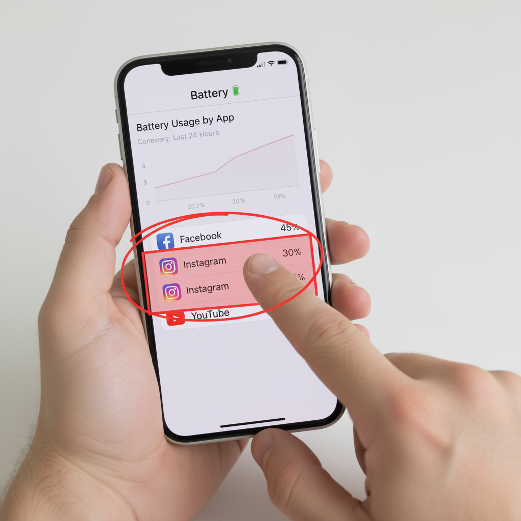 Identify Battery-Hungry Apps iphone
