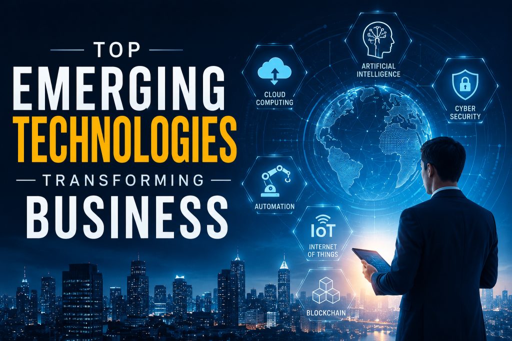 Top Emerging Technologies Transforming Business in 2026 Top Emerging Technologies Transforming Business