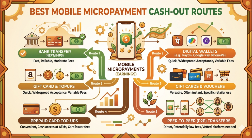 Best Mobile Micropayment Cash-Out Routes in 2026