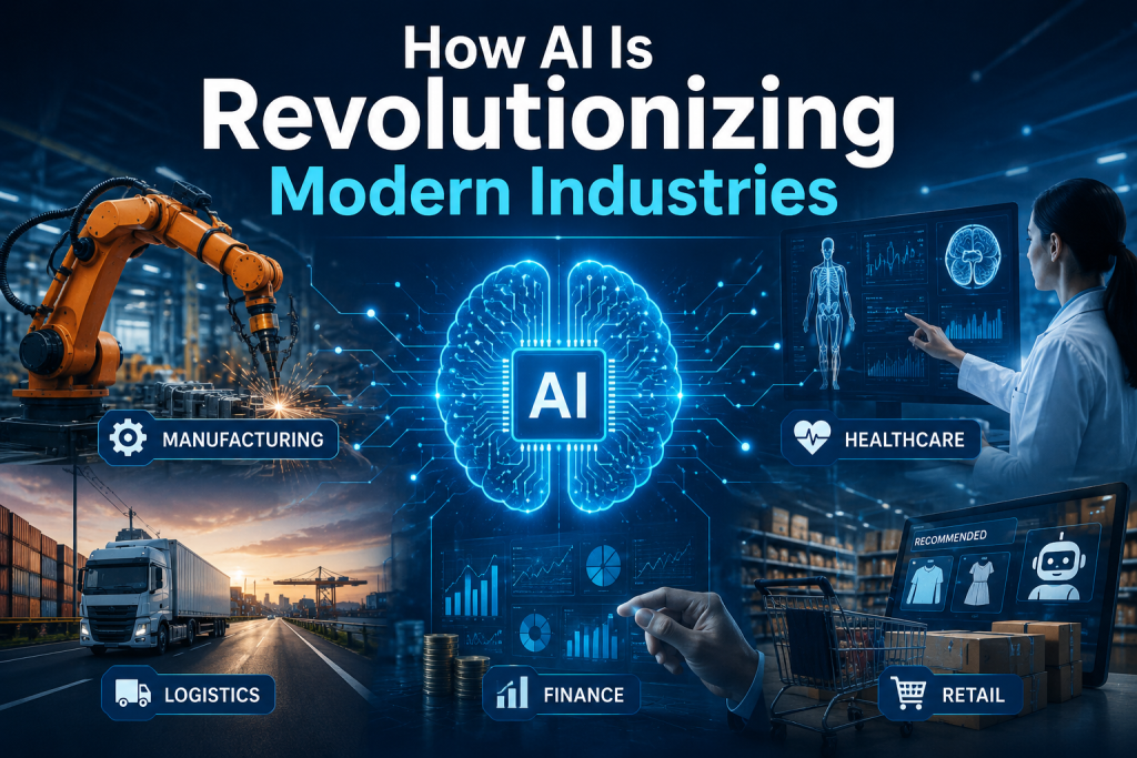 How Artificial Intelligence Is Revolutionizing Modern Industries Artificial Intelligence Is Revolutionizing Modern Industries