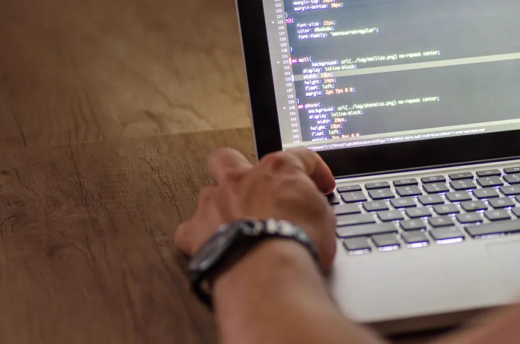 PSEB registration for freelancers in Pakistan — developer writing code on a laptop